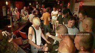 Gay boy cutie spanked by sex masters and is fucked in extreme gay gang bang sex porn video