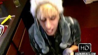 A sexy pair of twinks are sucking eachothers cocks porn video